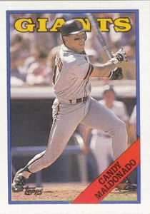 1988 TOPPS..CANDY MALDONADO..NRMT..CARD # 190..GIANTS..FREE COMBINED SHIPPING - Picture 1 of 1