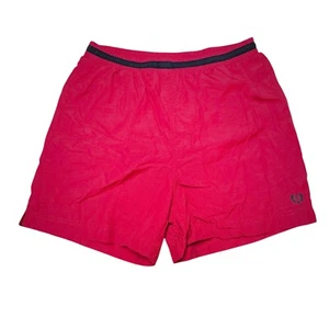 Vtg Givenchy Activewear Mens Swim Trunk Shorts Green Mesh Lined Large 80s 90s - Picture 1 of 6