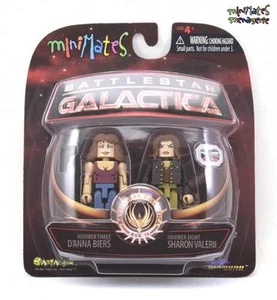 Battlestar Galactica Minimates Series 3 Three D'Anna Biers & Eight Sharon Valeri - Picture 1 of 1