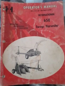 International, IH 650 Futtererntemaschine Bedienungsanleitung, 80 Seiten - Bild 1 von 7