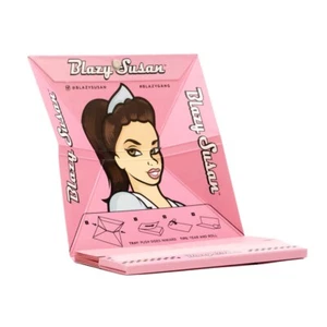 1 Stück Blazy Susan Pink King Slim Deluxe Rollpapier Kit 32 Blätter + Kit USA - Bild 1 von 2