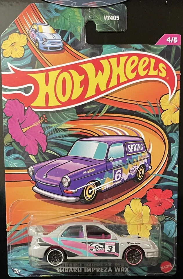 HOT WHEELS SPRING RACING 2024 GREY  SUBARU IMPREZA WRX - Image 1 of 1