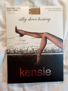 Anne Klein Polished Sheer XL Black Control Top Panty Hose~NEW - Picture 1 of 3