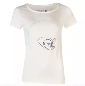 Roxy Take Away Mujer Surf Camiseta Blanco Azul Todas Tallas Nuevo con Etiqueta - Imagen 1 de 1