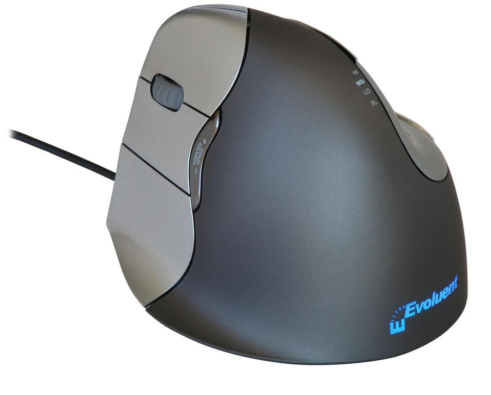 Evoluent 500789 VM4L Vertical Mouse4 Left Hand Mouse USB ~E~ - Bild 1 von 1