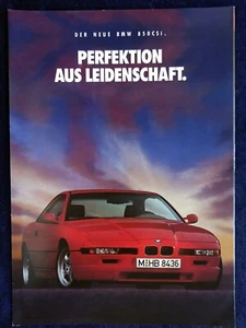 BMW 8er, E 31, 850 CSi, Prospekt 2.1992, - Picture 1 of 3