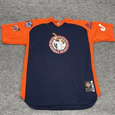 Camiseta del Museo de Béisbol de la Liga Negra para Hombres 2XL Parches Negro Galletas Tocado Foto 1 de 4