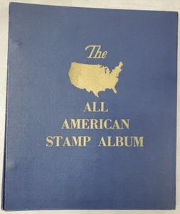 The All American Stamp Album 1960 by Minkus with Numerous Stamps - Picture 1 of 24