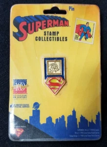 1998 USPS Stamp Collectible DC Comics Superman Stamp Pin (New In Package) - Bild 1 von 4