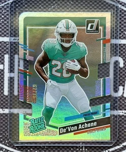 Devon Achane /75 Die Cut Rookie Press Proof 2023 Donruss Dolphins - Bild 1 von 1