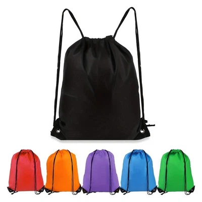 Rucksack mit Kordelzug, 6 Farben, Kordelzugbeutel, Rucksack mit Kordelzug, 2434 - Bild 1 von 4