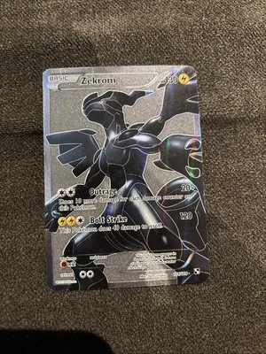 Zekrom 114/114 Black & White Base Full Art Holo Rare Pokemon Card - NM - Image 1 of 4