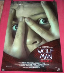 Wolf Man Filmposter 27x40 D/S Christopher Abbott Julia Garner Sam Jaegar - Bild 1 von 3