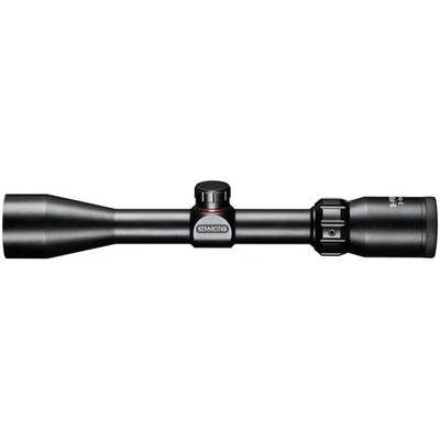 8 Point 3-9x40 Black Riflescope 3.5 Eye Relief with Truplex Reticle, Rings - Image 1 of 2