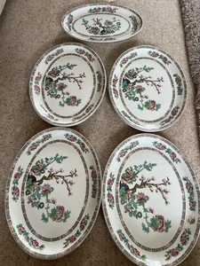 Royal Maddock Indian Tree Oval Plates - Picture 1 of 7
