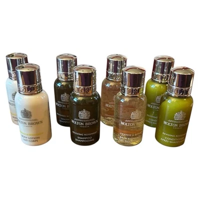 8x Molton Brown Naranja/Bergamonte/Romero Gel de Ducha/Loción/Champú/Acondicionador Foto 1 de 2