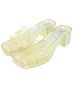 GUCCI Sandals Women's Size 39 Clear - Picture 1 of 8