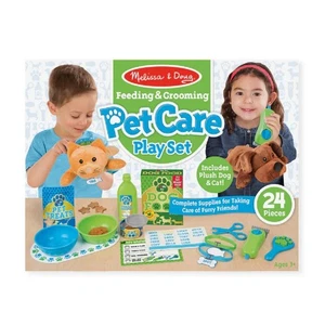 Juego de alimentación y aseo para mascotas Melissa & Doug - Imagen 1 de 3