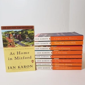 The Mitford Series #1-9 Lot Of Paperback Books Jan Karon Christian Fiction - Bild 1 von 14