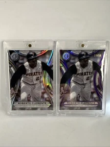 Roberto Clemente 2025 Topps Tribute Purple /50 Pittsburgh Pirates #22 With Base - Picture 1 of 2