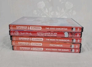 Superbook Academy Express  Lot 5 DVD  Bundle New Sealed Christian Kids Animated  - Bild 1 von 6