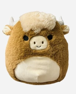 Squishmallows Calton Highland Cow 12” Plush Cracker Barrel Exclusive Kellytoy - Picture 1 of 5
