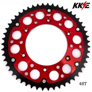 KKE 48T Red Rear Hybrid Sprocket for KTM SX SXF EXC XC XCW 125-530cc 2000-2023 - Imagen 1 de 7
