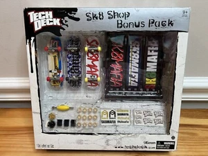 Tech Deck Sk8 Shop Bonus Pack 96mm Skate Rack w/ 6 Decks and Accessories Set - Picture 1 of 7