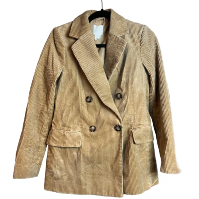 Blazer H&M Pana Tostada Doble Pecho  Foto 1 de 4