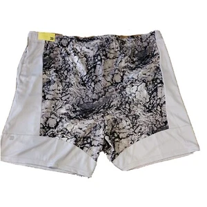 All In Motion Herren Basketballplatz Shorts grau Größe XXL Seitentaschen Kordelzug - Bild 1 von 4