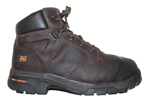 Timberland PRO Hombres Botas de Trabajo Talla 13 W Helix 6" Met Guard Comp Puntera Cuero Marrón - Imagen 1 de 12