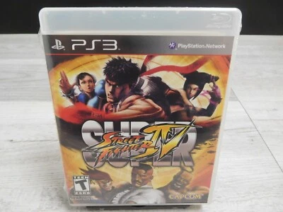 NEW SEALED Super Street Fighter IV Sony Playstation 3 PS3 2010 CIB Video Game - Image 1 of 4