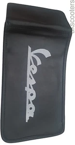 ukscooters VESPA NEGRO CUERO GENUINO KIT DE HERRAMIENTAS PRÁCTICO BOLSA FUERTE NUEVO - Imagen 1 de 4