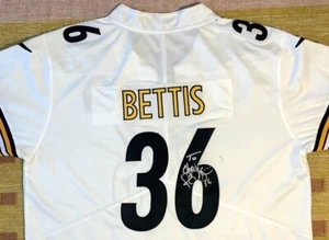 Jerome Bettis signed Autogramm Pittsburgh Steelers NFL Trikot RAR - TO CHRIS  - Bild 1 von 4