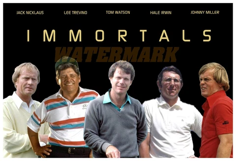 IMMORTAL GOLFERS OF THE 1970s AND 1980s 19”x13” COMMEMORATIVE POSTER Cover