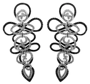 Ohrhänger 4,3 kt Diamant 18 Karat Weißgold - Bild 1 von 3