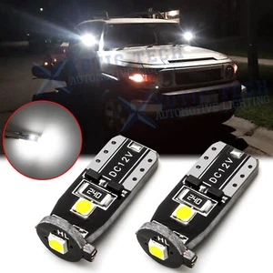Error Free White LED Side Mirror Light Bulbs T10 For Toyota FJ Cruiser 2007-2014 - Foto 1 di 12