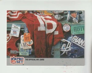 1990 Pro Set Super Bowl XXV puzzle card #8 w/ Joe Montana - Picture 1 of 1