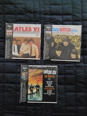LOT Sale Beatles VI Something NEW Early Beatles (3) CD Remasters Mono FL BW - Image 1 of 4