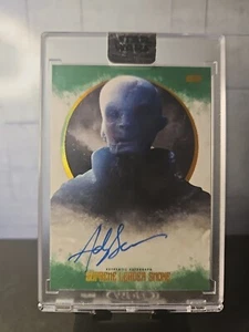 Star Wars Topps 2017 Stellar Andy Serkis Snoke Autograph Card 16/20 - Picture 1 of 2