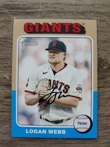 ⚾️ 2024 Topps Heritage #393 Logan Webb - San Francisco Giants ⚾️ - Picture 1 of 2