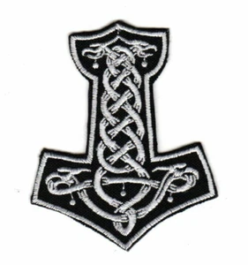 Thor's Hammer Patch | Mjolnir Thunder God Viking Norse Mythology Mjölnir Logo - Picture 1 of 1