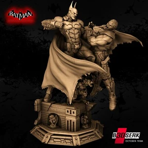 Batman - DC Universe - Fan Art - by B3DSERK Studios 3D Printed Grey Resin - Bild 1 von 8