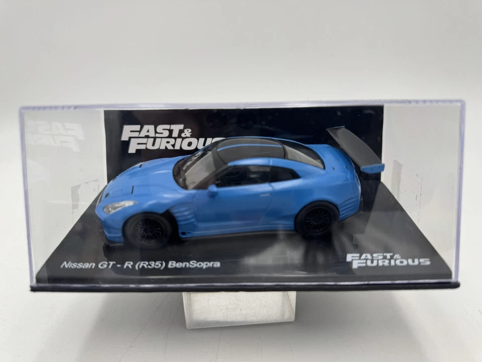 DIE CAST " NISSAN GT-R (R35) BENSOPRA " 1/43 FAST & FURIOUS - Immagine 1 di 1
