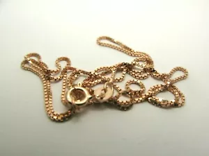 COLLANA CATENINA VENEZIANA IN ARGENTO 925 CM. 60 UOMO DONNA EFFETTO ORO ROSA - Foto 1 di 2