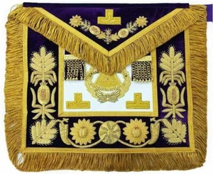 Freimaurer Regalia Grand Lodge Großmeister Schürze, Großmeister Schürze (Qualität A +) - Bild 1 von 5
