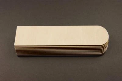 10 x Plain WOODEN BOOKMARKS Unpainted Shapes Gift Tags Decoupage Art Craft (BP)