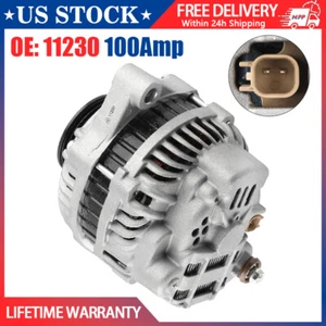 Alternator 11230 For 2006 2007 2008 2009 2010 Chrysler PT Cruiser L4 2.4L 100Amp - Picture 1 of 8
