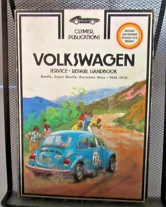 Volkswagen Service Repair Handbook, Beetle, Super Beetle, Ghia, '61-'76, Clymer - Picture 1 of 2