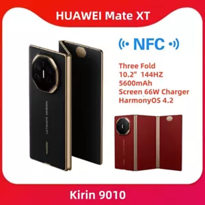 Original HUAWEI Mate XT Ultimate Design Three Fold Phone 10.2" Kirin 9100 144HZ - Picture 1 of 20